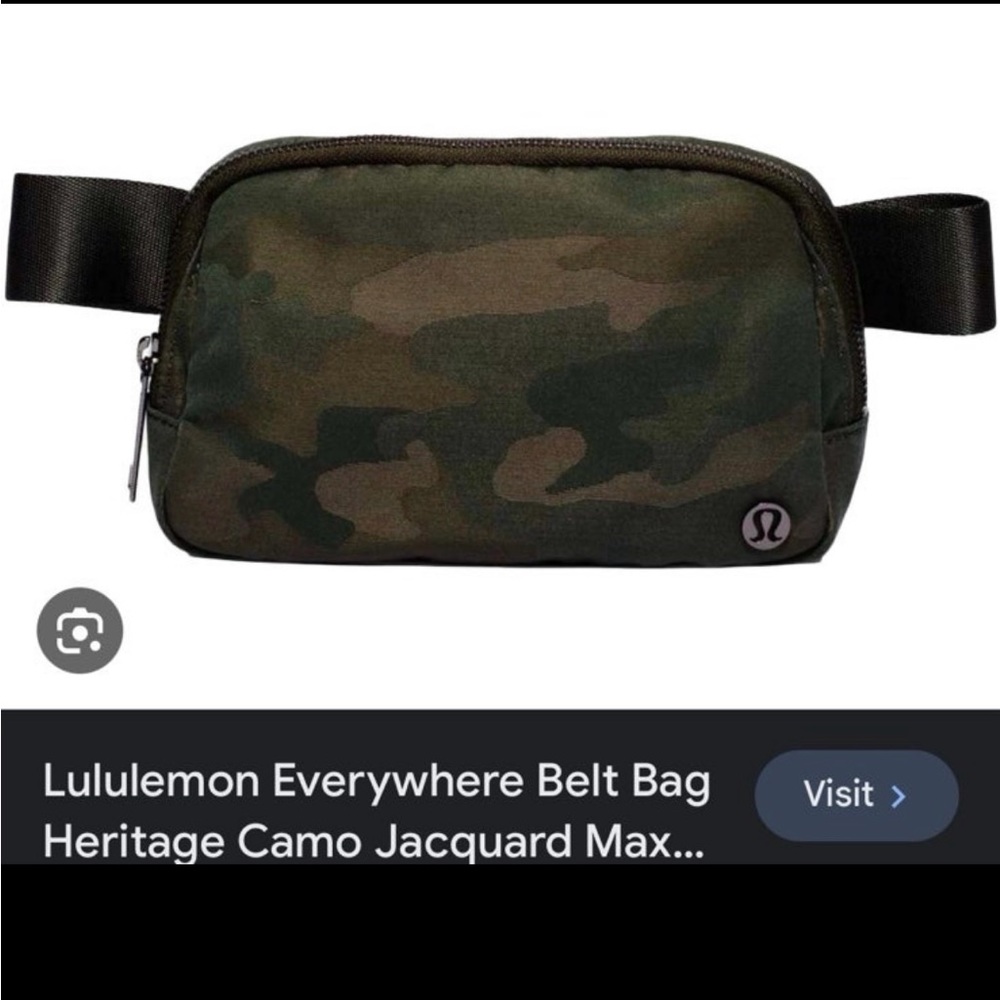 Lululemon Everywhere Belt bag camo